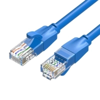Патч-корд 0.5м, UTP cat 6 RJ-45 blue Vention (IBELD)