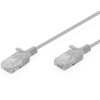 Патч-корд 1м, UTP, cat.6, Sliim, AWG 32/7, Cu, LSZH, grey Digitus (DK-1618-010S)