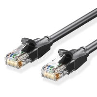 Патч-корд 2м, UTP cat 6 RJ-45 black Vention (IBEBH)