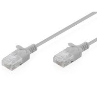 Патч-корд 2м, UTP, cat.6, Sliim, AWG 32/7, Cu, LSZH, grey Digitus (DK-1618-020S)