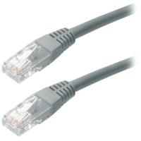 Патч-корд 5м, RJ-45, Cat.5e, CU, медь, серый Ritar (PCR-CU/5G / 04287)