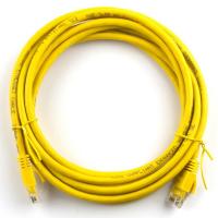 Патч-корд Ritar 10м, RJ-45, Cat.5e, CU, медь, желтый (03008)