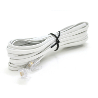 Патч-корд телефонний 3м RJ11 (6P4C) Voltronic (PC-3,0W)