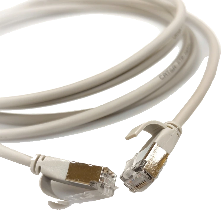 Патч-корд U/FTP, 0.5м, кат. 6А, 28AWG Slim, LSZH, LW