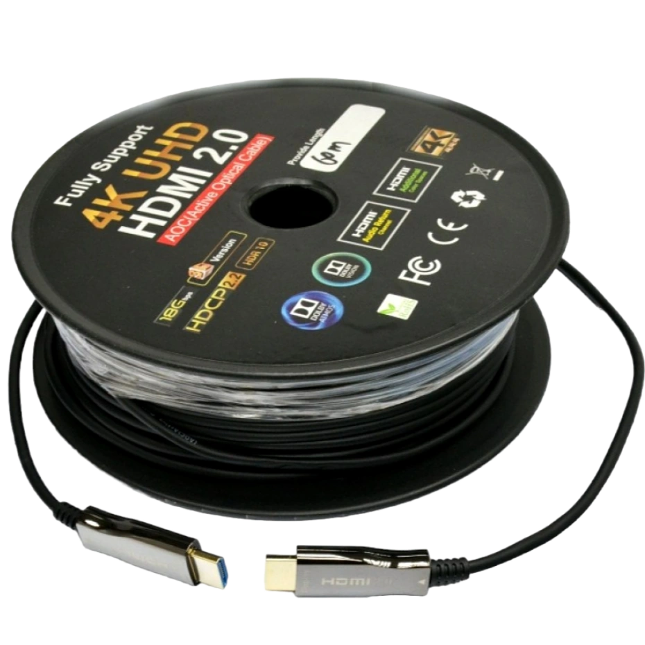 Патчкорд 60м 4K UHD (AOC) HDMI 2.0