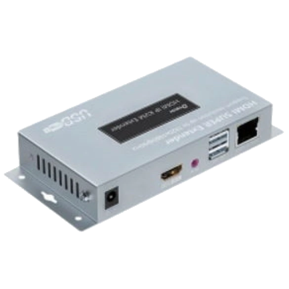 Передатчик HDMI удлинитель по Ethernet и USB Dtech HDMI/USB-Ethernet extender RX