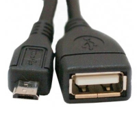 Перехідник OTG USB 2.0 AF to Micro 5P 0.1m K-08 Box Voltronic (37393)