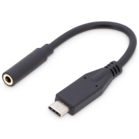 Перехідник USB-C M to 3.5mm F 0.2m Digitus (AK-300321-002-S)