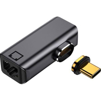 Перехідник USB-C to RJ45 Ethernet 1000Mbps PowerPlant (CA914296)