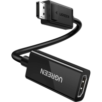 Переходник Display Port M to HDMI F 4K60Hz black Ugreen (70694)
