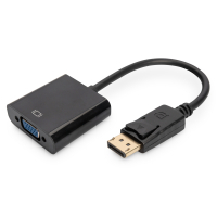 Переходник DisplayPort M to VGA F black Digitus (AK-340403-001-S)