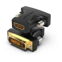 Переходник HDMI F to DVI M 24+1pin black Vention (AILB0)