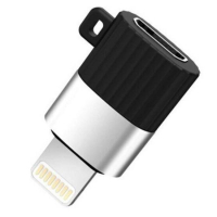 Переходник Lightning M to Micro 5P F black XO (XO-NB149B-BK)