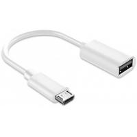 Переходник OTG USB 2.0 AF to Micro 5P 0.1m white XoKo (XK-AC130-WH)