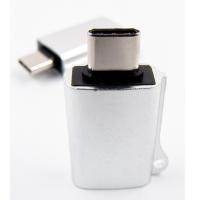 Переходник OTG USB 2.0 AF to USB-C grey Dengos (ADP-019)