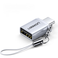 Переходник OTG USB 3.0 AF to USB-C gray Ugreen (50283)