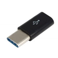 Переходник Type-C to Micro USB Lapara (LA-Type-C-MicroUSB-adaptor black)