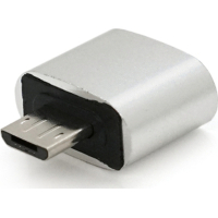 Переходник USB 2.0 AF to Micro 5P M OTG silver Voltronic (YT-AF/M)