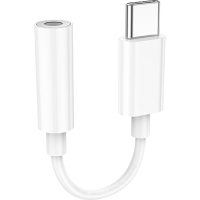 Переходник USB-C to 3.5mm F LS35 white HOCO (6931474790767)