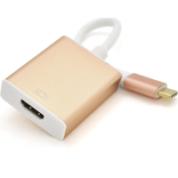 Переходник USB-C to HDMI F 0.1m 4K gold Voltronic (YT-C-Type-C(M)/HDMI(F))