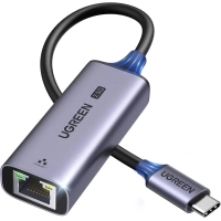 Переходник USB-C to RJ45 Ethernet 2500Mbps Ugreen (25052)
