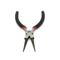 Плоскогубці Voltronic круглогубці, чорні ручки, 130х25, 80гр (YT-CD125х30)