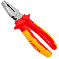 Плоскогубцы Toptul с изолированными ручками, пассатижи 8" 1000V (DGCA2208)
