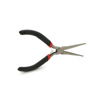 Плоскогубцы Voltronic круглогубцы 4,5-дюймовые, черно-красные ручки, 120мм (YT-VL120R)