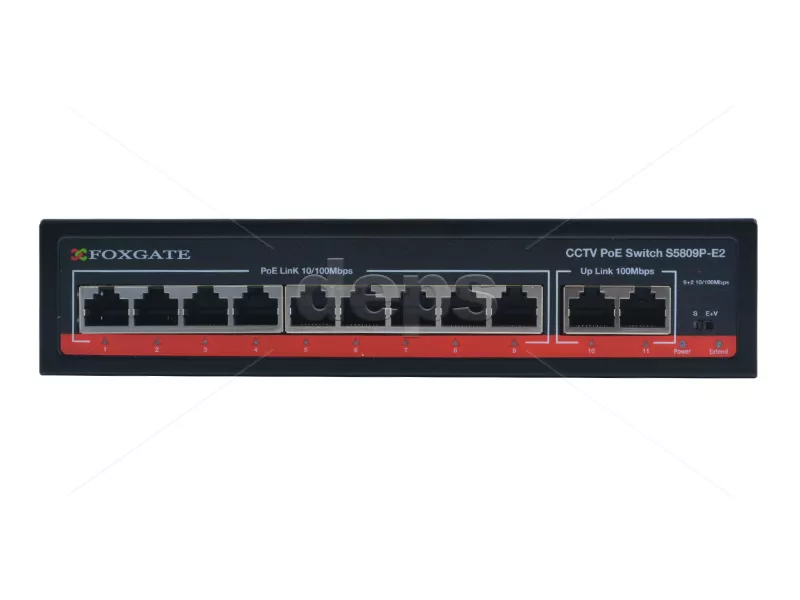 POE CCTV коммутатор FoxGate S5809P-E2 (96W/120W) S5809P-E2 (96W)