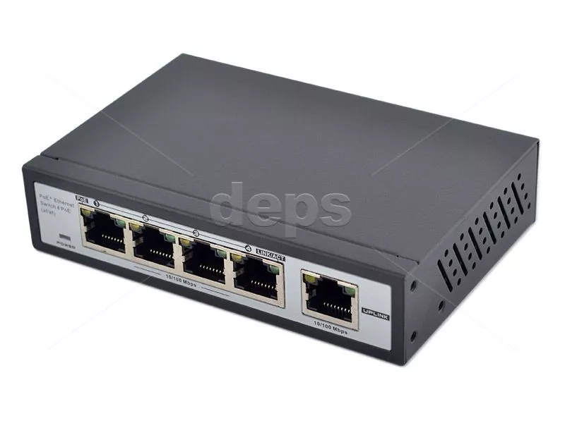 POE коммутатор FoxGate S5904P-FE1 (4 PoE x 100 Мбит/с)