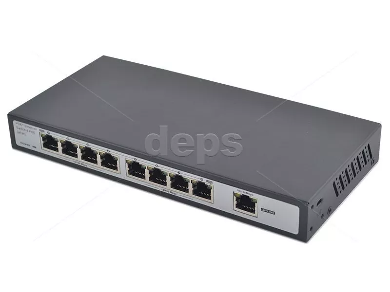 POE коммутатор FoxGate S5908P-FE1 (8 PoE x 100 Мбит/с)