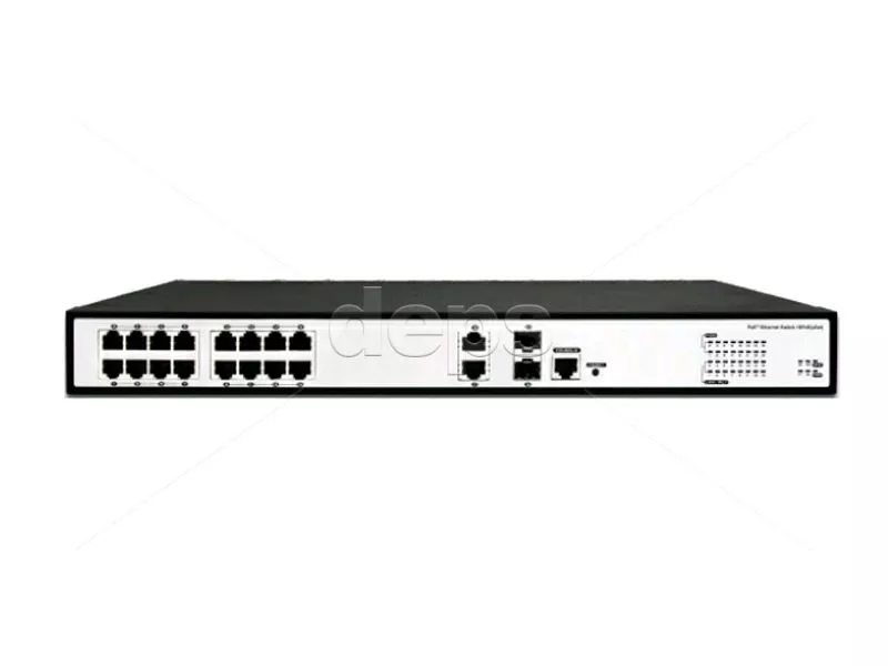 POE коммутатор FoxGate S5916P-C2-WEB (200W)