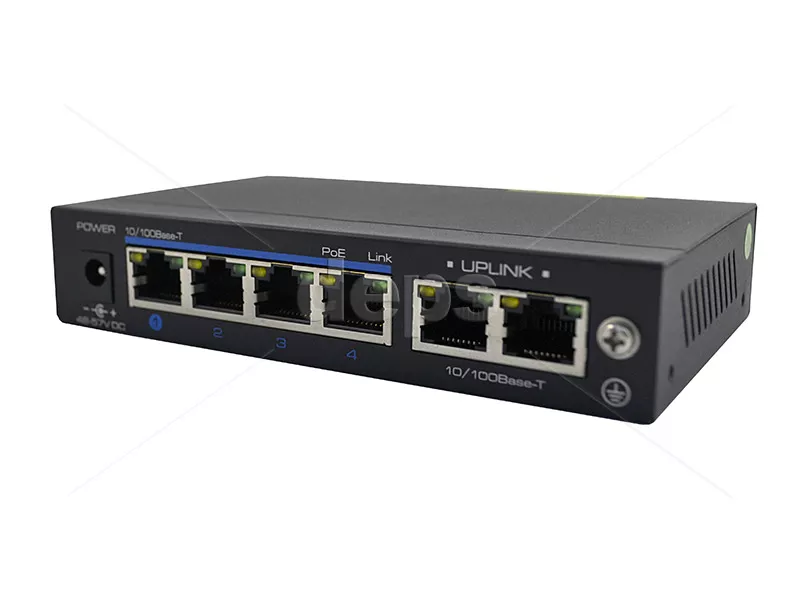 POE коммутатор FoxGate S6006 [FE: 4 x PoE + 2 x RJ-45]