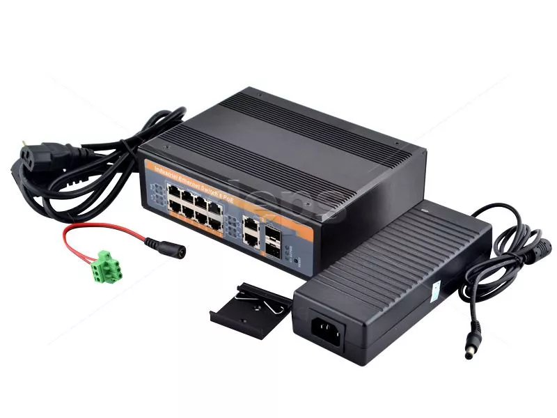 POE комутатор FoxGate S6008-C2-I POE (120W)
