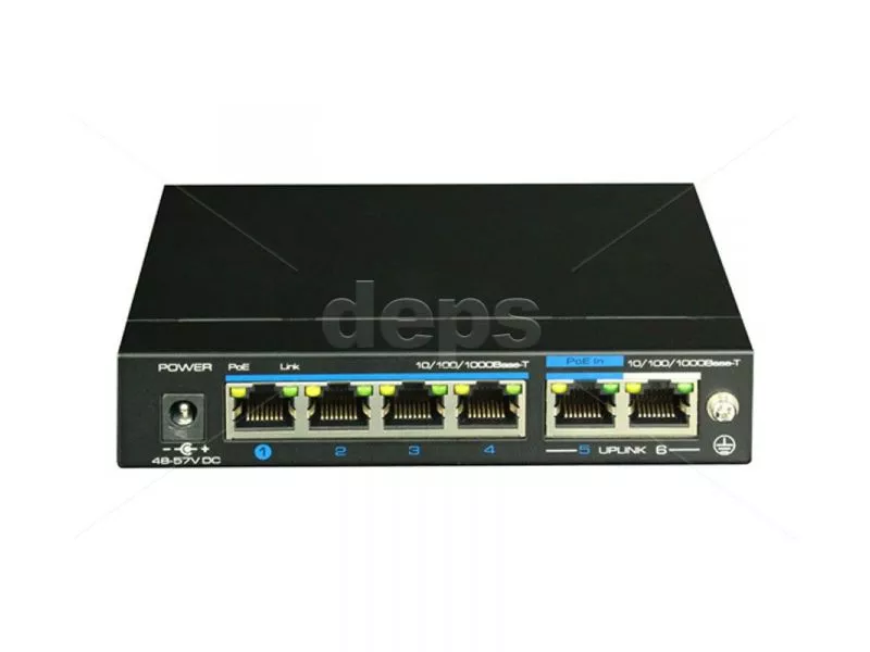 POE комутатор UTP3-GSW04-TPD60 (60Вт POE вхід)