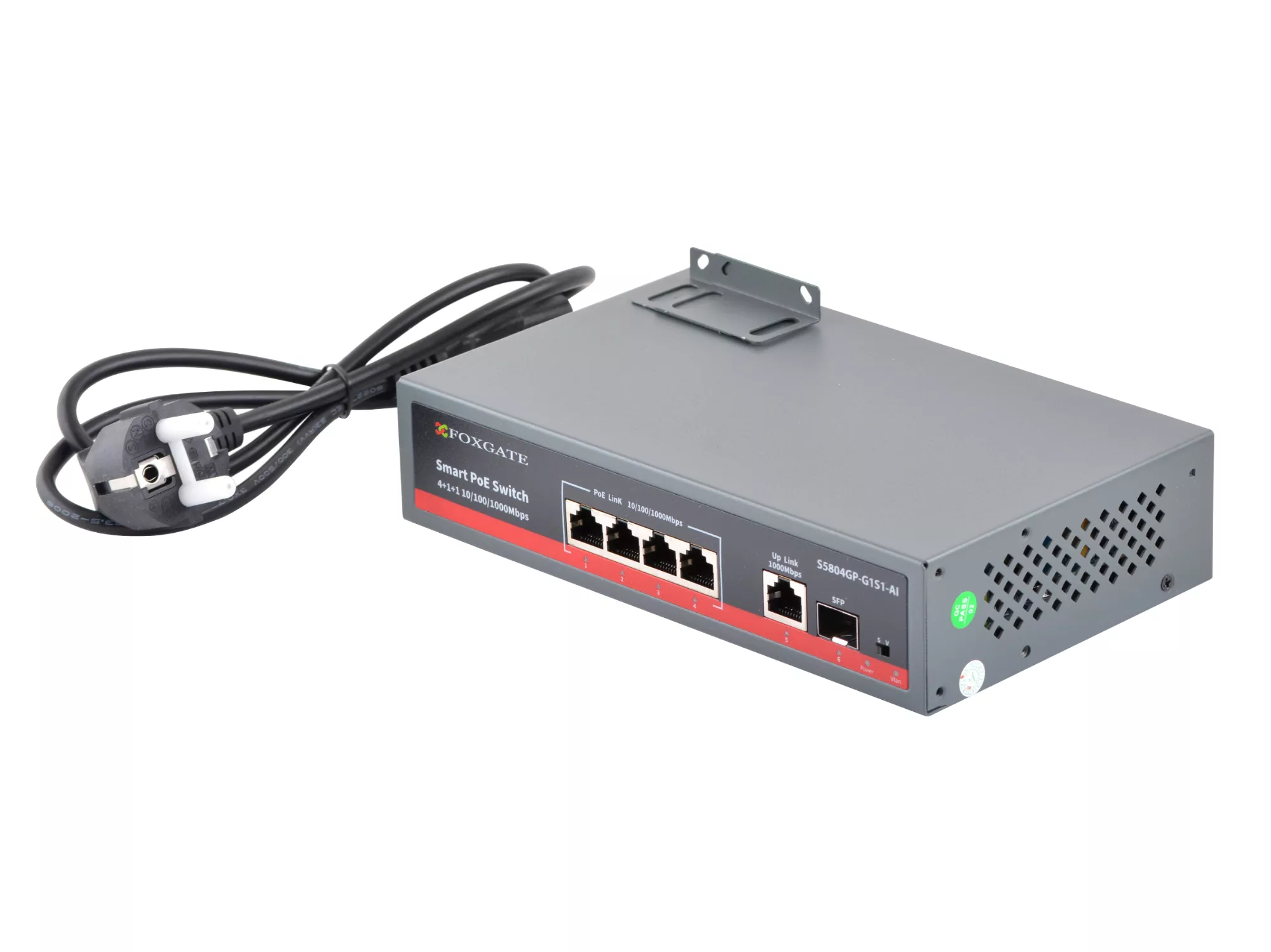 POE Watchdog коммутатор FoxGate S5804GP-G1S1-AI (75W)