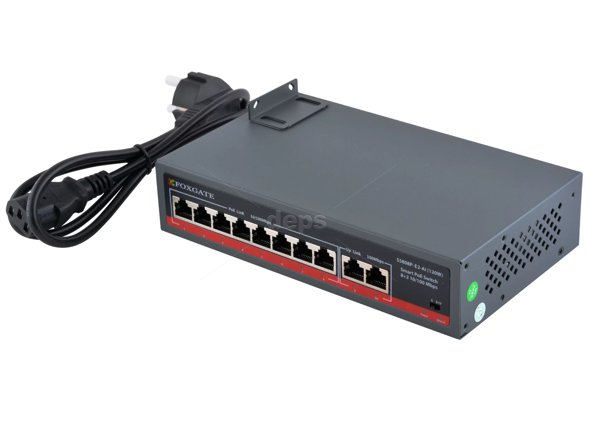 POE Watchdog комутатор FoxGate S5808P-E2-AI (96W/120W) S5808P-E2-AI (120W)