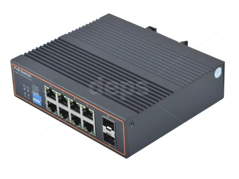 POE Watchdog промышленный коммутатор FoxGate S6008G-S2-I-AI POE (v2)