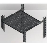 Полка 19" 1U глиб. 350-440мм, RAL 9005 Mirsan (MR.HRM1U35.01)