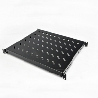 Полка 19" CMS 1U глиб. 400мм, 1.5мм, чорна (UA-SH4-400B)