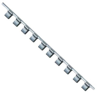 Полка для инструмента Toptul держатель торцевых головок TOPTUL 3/8"*560*16шт (BKAC1216)