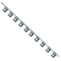 Полка для инструмента Toptul планка-держатель для головок 1/2"x560x16шт (BKAC1616)