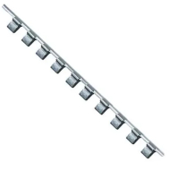 Полка для инструмента Toptul планка-держатель для головок 1/4"x260x12шт (BKAC0812)