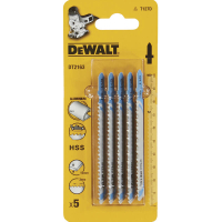 Полотно DeWALT по металлу, прямой,L=100, WL=72, 3 мм, макс. глубина реза - 6/15/30 мм, 5 шт (DT2163)