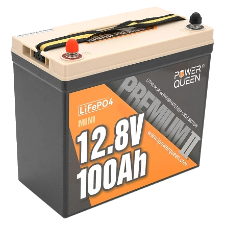 Power Queen LiFePO4 12.8В 100А•ч Mini 1280Вт•ч