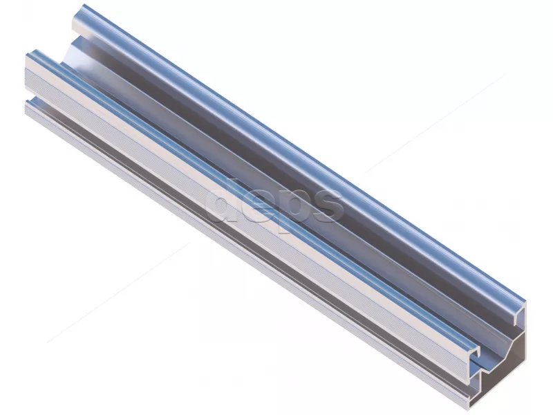 Профіль алюмінієвий для монтажу ФЕМ Light-D L=3300 мм