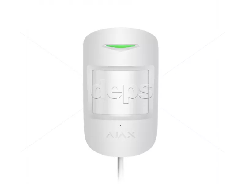 Проводной датчик движения и разбития Ajax CombiProtect Fibra (white)