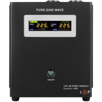 Пристрій безперебійного живлення LogicPower LPL-W-PSW-1000VA+ ( 700W ) 12V (37704)