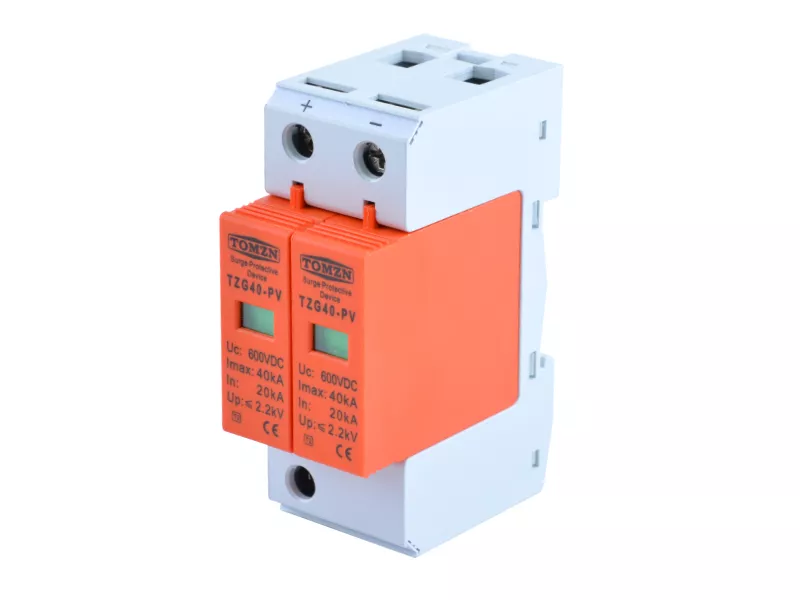 Пристрій захисту від імпульсної перенапруги TOMZN DC SPD TZG40-PV 2P 600V
