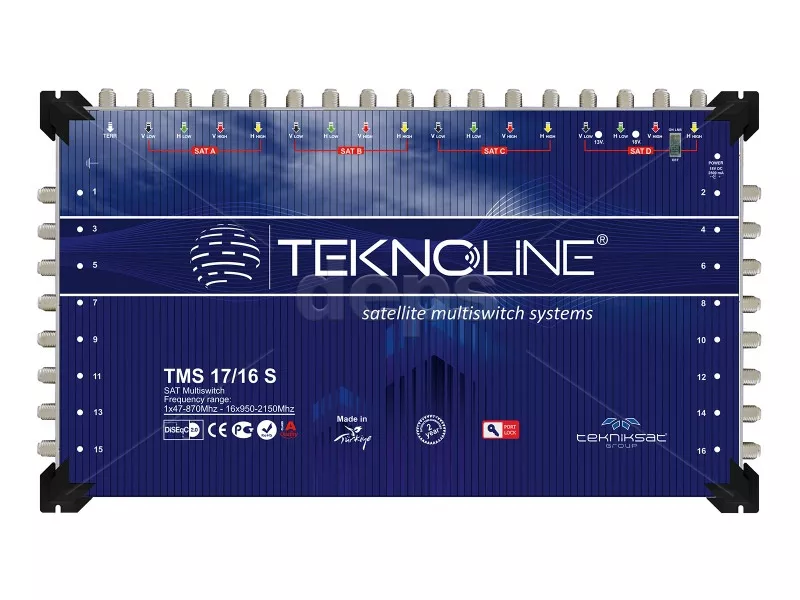 Радиальный мультисвич Teknoline TMS1716S